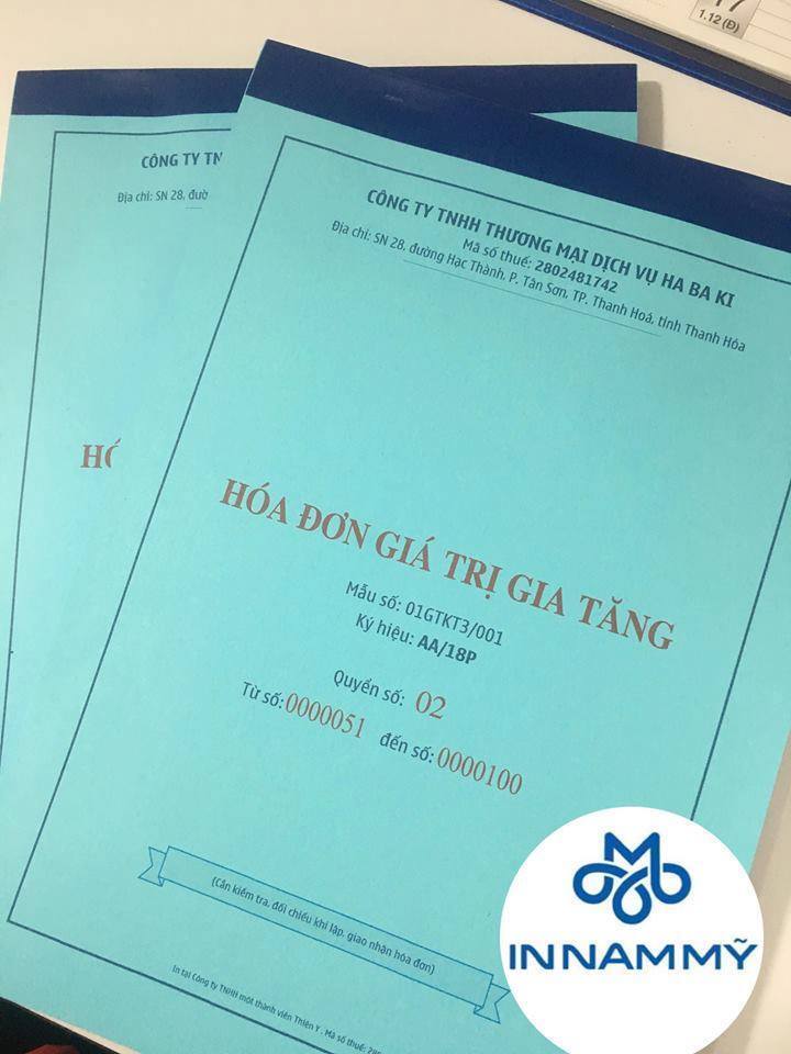 In hóa đơn GTGT tại Thanh Hóa