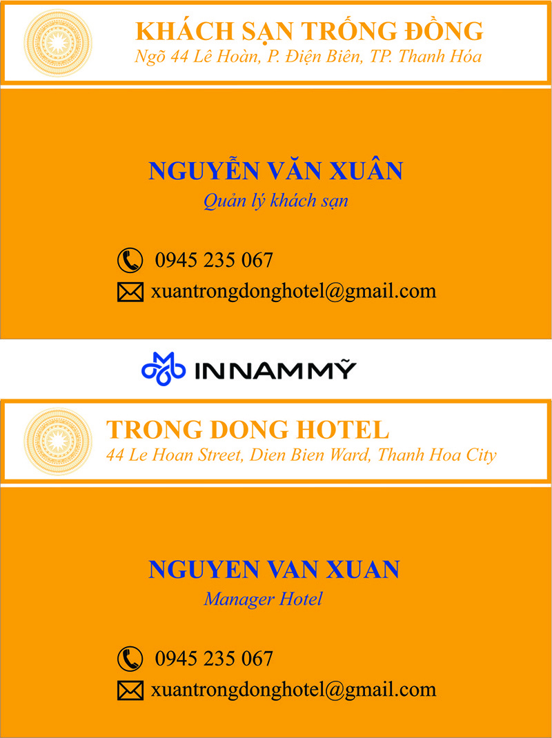 Thiết kế in ấn danh thiếp chuyên nghiệp tại Thanh Hoá