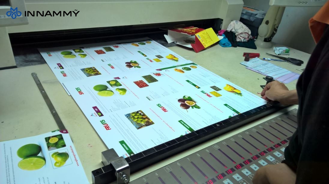 Quy trình in ấn được thực hiện theo từng bước đảm bảo chất lượng sản phẩm